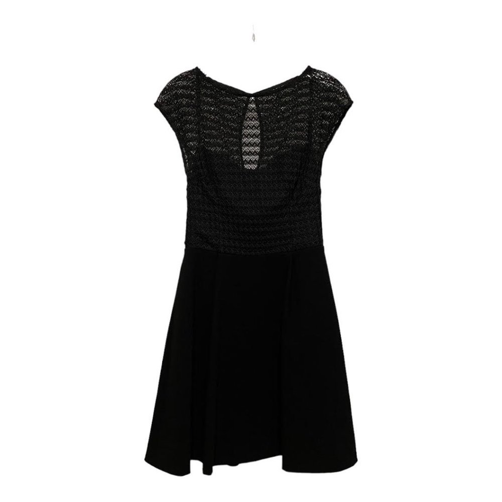 Reiss Size 6 Maya Black Lace Sleeveless Cocktail Dress - Picture 2 of 6